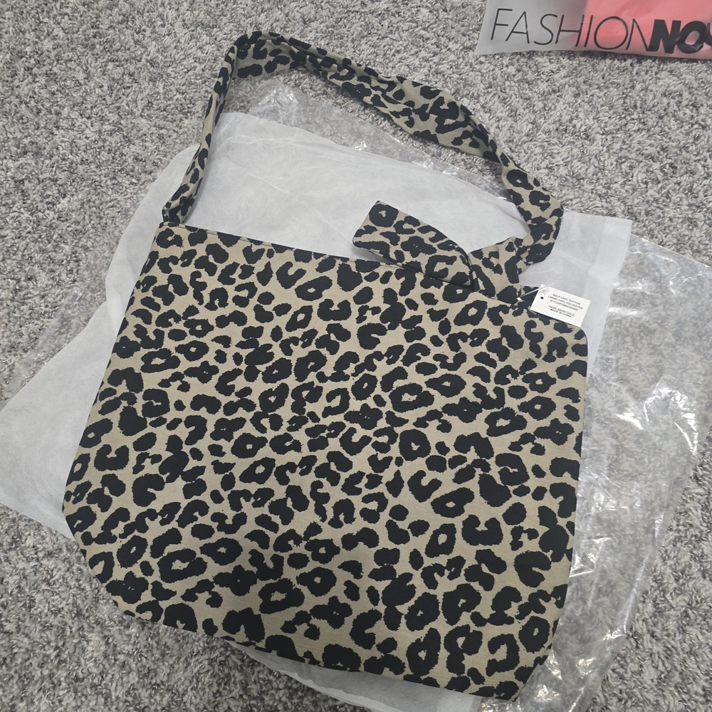 Leopard Print Tote Bag From Fashion Nova